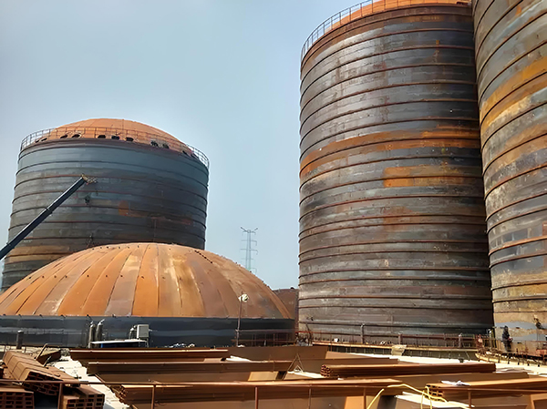 施甸焦粉钢板仓